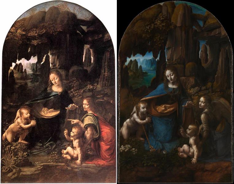 Both Virgin of the Rocks