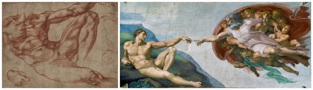 Study for Adam, Creation of Man
