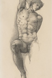 Edward-Burne-Jones-Study-for-the-Slave-in-The-Wheel-of-Fortune-c-1875, wsimag com