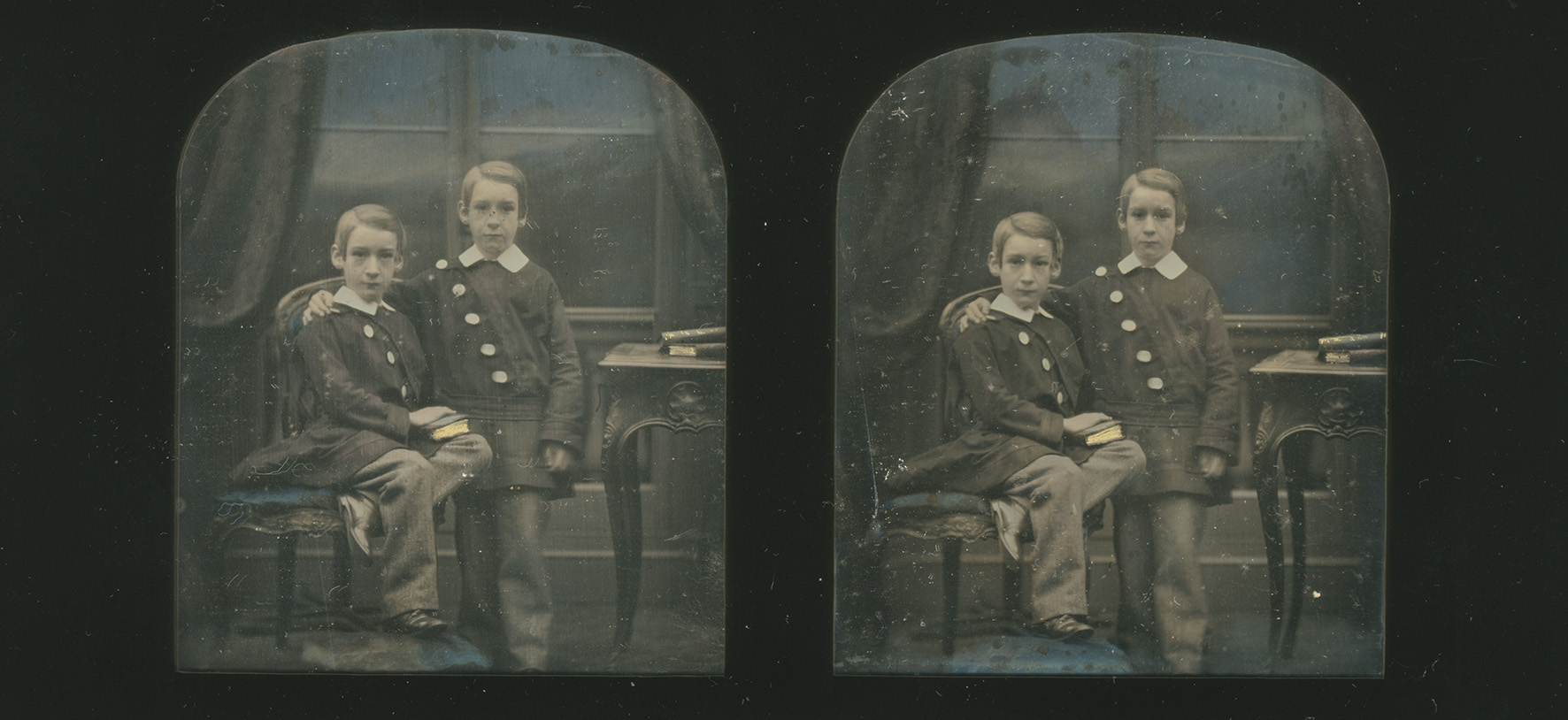 Two brothers, about 1855
